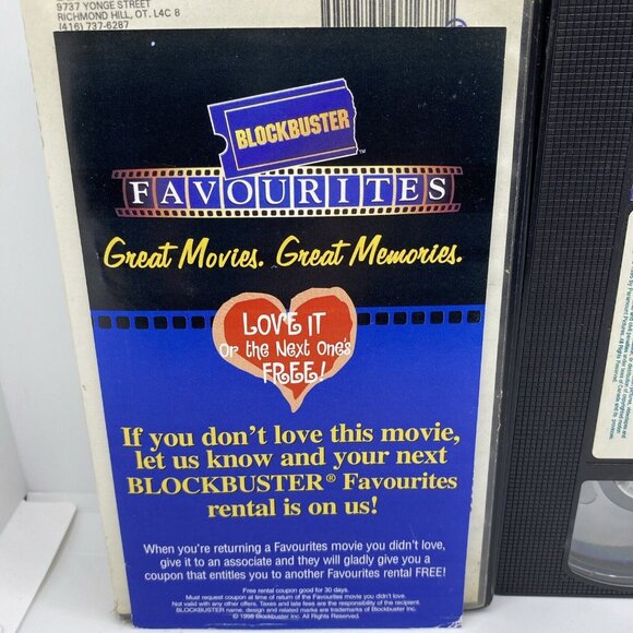 Blockbuster Video Clueless VHS Rental Store Movie Clamshell Case - Picture 14 of 15